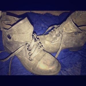 Army boots with some glam!